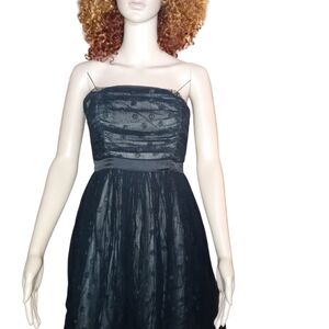 Chic Strapless Black Dress